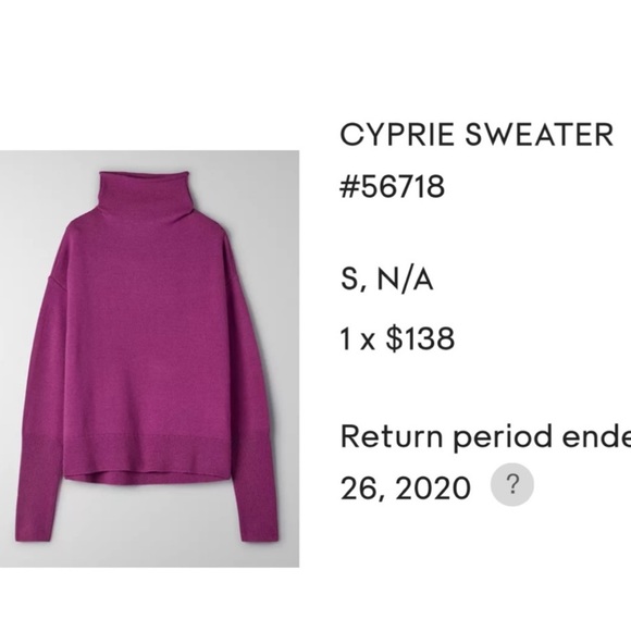 Wilfred 2XS Cyprie Sweater Bright Purple-Pink - Picture 4 of 4